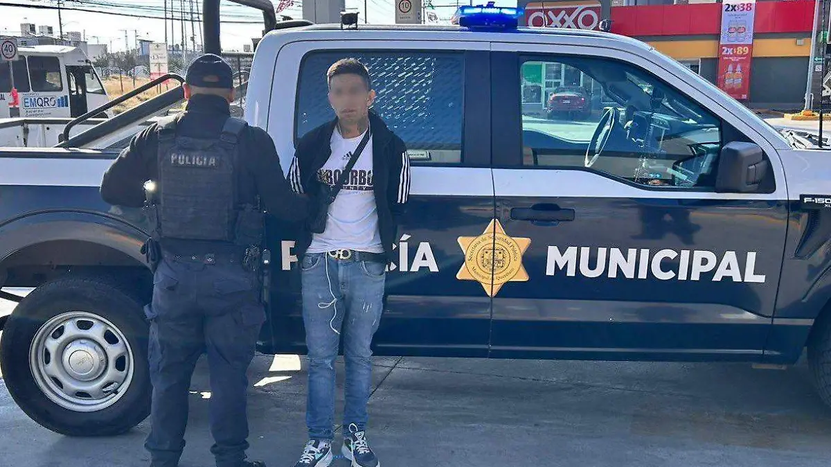 Detenido tienda